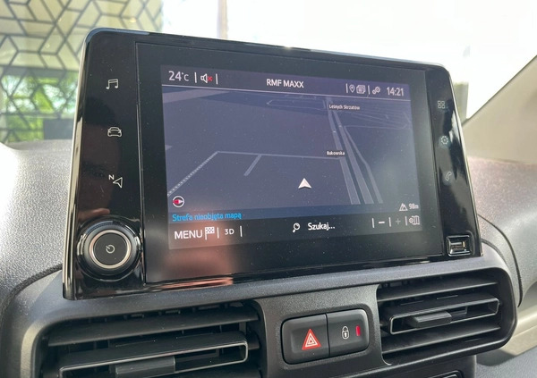 Toyota Proace City Verso cena 139900 przebieg: 19722, rok produkcji 2022 z Byczyna małe 596
